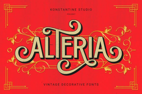 Alteria: A Vintage-Inspired Font That Elevates Your Handmade Product Designs