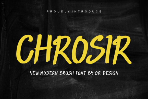 Chrosir Font Review: Bold Branding for Small Business