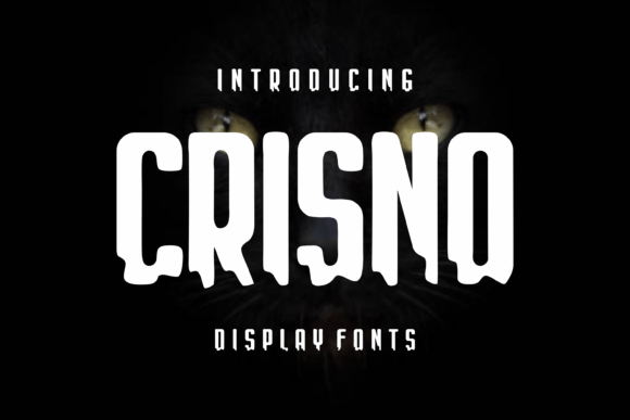 Crisno: A Bold Display Font for High-Impact Halloween Marketing