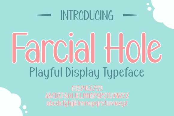 Farcial Hole Font: Bold Display Type for Web Layouts