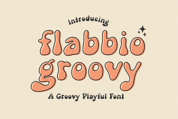 Flabbio Groovy Font for Handmade Products