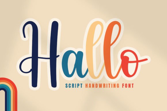 Hallo: A Handwritten Font That Elevates Brand Identity with Elegance