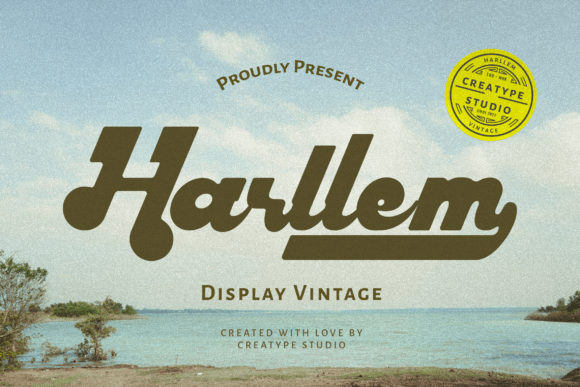 Harllem Font: Vintage 90s Style for Craft Projects