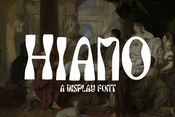 Hiano Font: Bold Retro Display Type for Campaigns