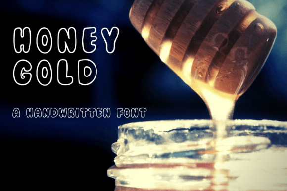 Honey Gold Font: Playful Display Type for Digital Campaigns