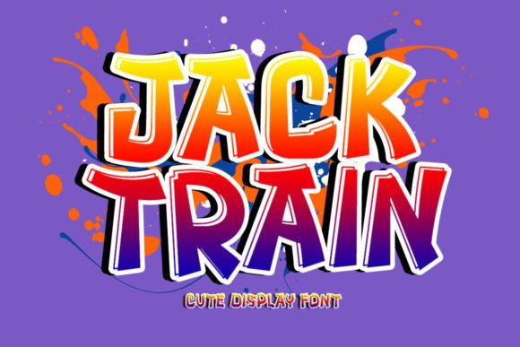 Jack Train: A Fresh Display Font for Elegant Editorial Design