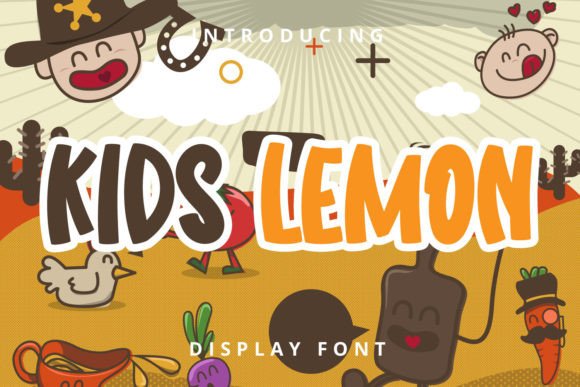 Kids Lemon Font: A Playful Typeface for Branding