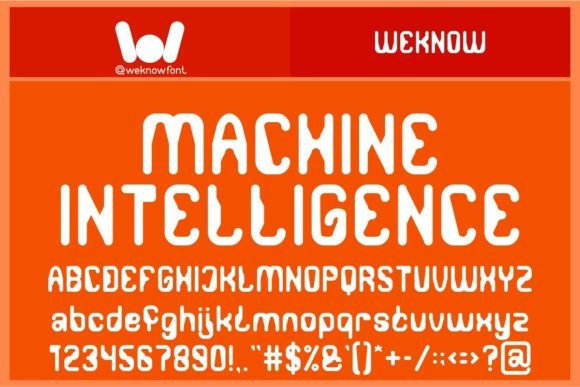 Machine Intelligence: A Futuristic Display Font for Modern Editorial Design