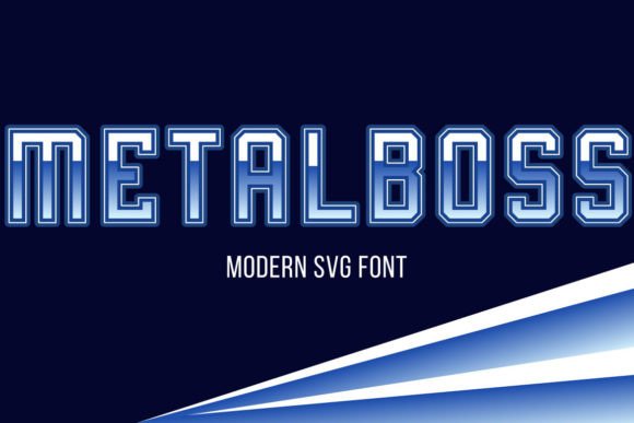 Metalboss: A Bold Display Font for Crafters and Product Designers