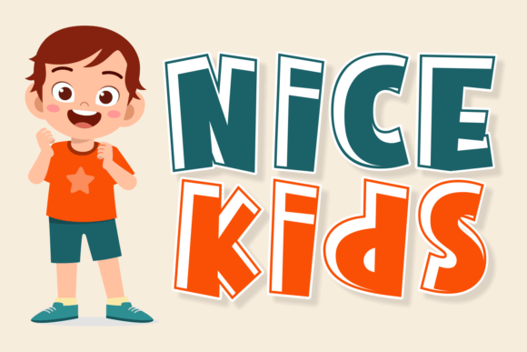 Nice Kids Font: A Display Typeface for Playful Campaigns