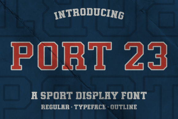 Port 23 Font: Bold Typography for Handmade Products