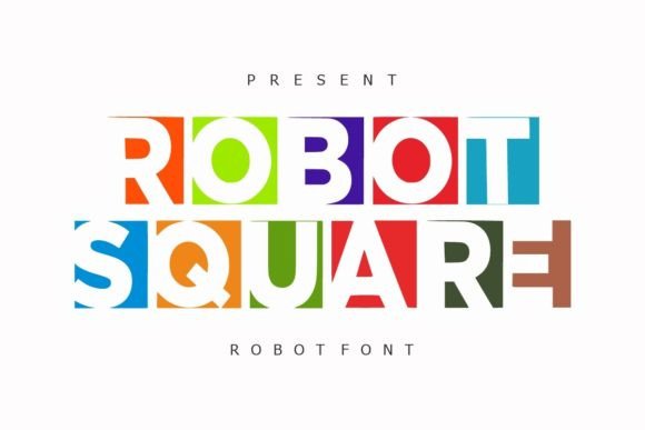 Robot Square: A Playful Display Font for Digital Designers