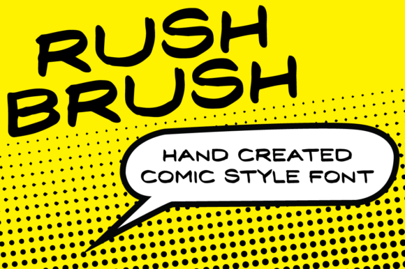 Rush Brush Font: Bold Display Typography for Web Design