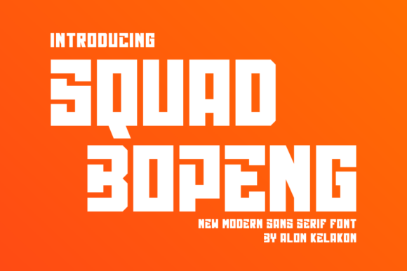 Squad Bopeng Font: Elevate Digital Campaigns