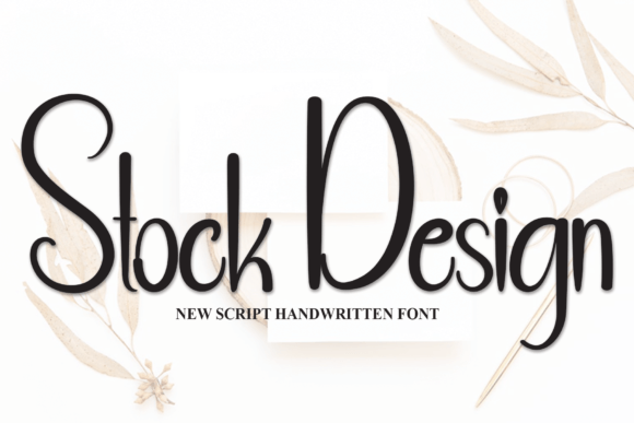 Stock Design: A Sweet Handwritten Font for Crafters and Makers