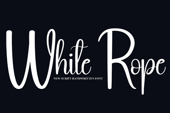 White Rope: A Sweet Touch for Modern Editorial Design
